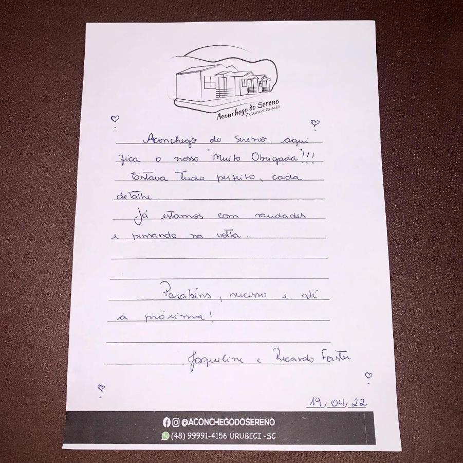 Aconchego Do Sereno Exclusive Chales Urubici Zewnętrze zdjęcie