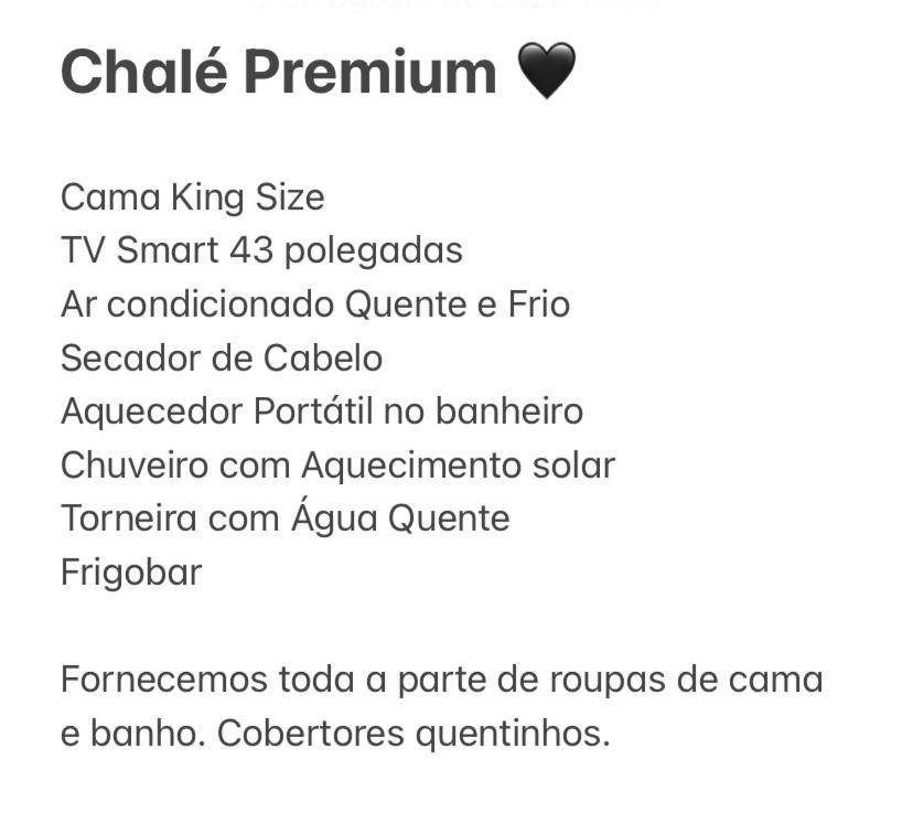 Aconchego Do Sereno Exclusive Chales Urubici Zewnętrze zdjęcie